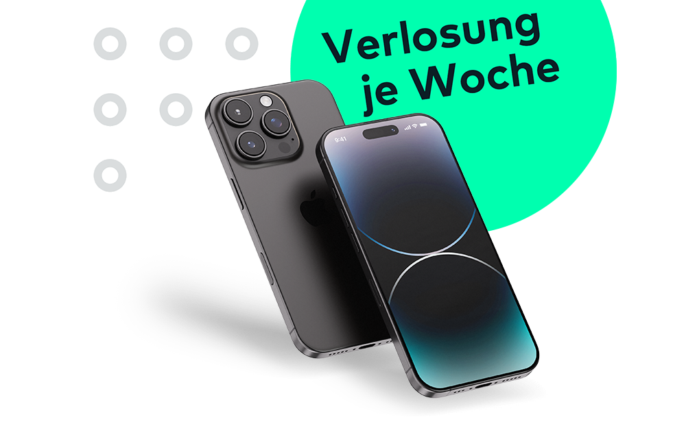 Verlosung: je Woche ein iPhone 16.